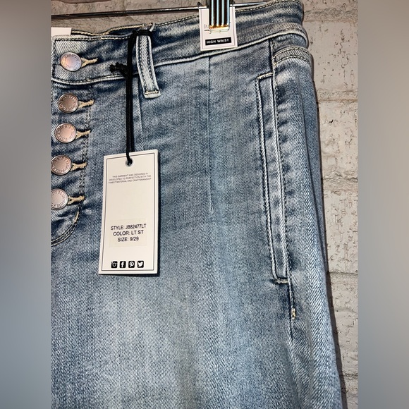 Judy Blue wide leg cropped size 9/29 - Picture 3 of 12